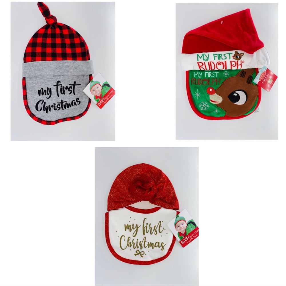 New Christmas bib sets